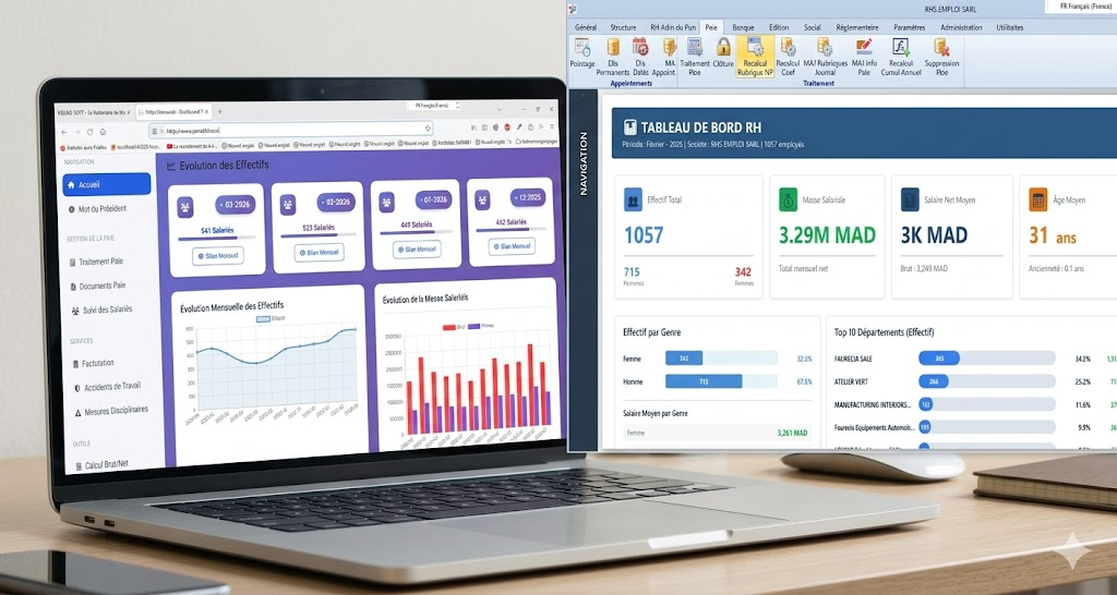 SOFTY PAIE — Interface principale